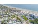 Aerial view of condo community located close to the beach, restaurants and shopping at 525 N Atlantic Ave # 39, New Smyrna Beach, FL 32169