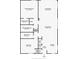 Detailed floor plan showcasing primary bedroom, living room, kitchen, and bathrooms layout at 5301 S Atlantic Ave # 140, New Smyrna Beach, FL 32169