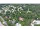 Aerial view of the available land ready to be developed in a well established single Gathering neighborhood at 585 Corbin Park Rd, New Smyrna Beach, FL 32168