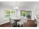 Breakfast nook with views of lanai with seating at 5935 Shady Creek Ln, Port Orange, FL 32128