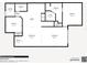 First floor plan showcasing layout of bedrooms, bathrooms, kitchen, dining and living rooms at 6307 Hanfield Dr, Port Orange, FL 32128