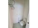 Bathroom with toilet and shelving area at 6340 Engram Rd, New Smyrna Beach, FL 32169