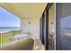 Enjoy ocean views from this condo balcony at 6727 Turtlemound Rd # 318, New Smyrna Beach, FL 32169