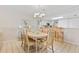 Dining room and breakfast bar are next to each other at 6727 Turtlemound Rd # 318, New Smyrna Beach, FL 32169