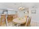 The dining room is conveniently located next to the breakfast bar at 6727 Turtlemound Rd # 318, New Smyrna Beach, FL 32169