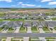Aerial view of a residential community with well-maintained lawns and landscaping at 7223 Sw 61St Pl, Ocala, FL 34474