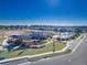 Aerial view of the community park featuring a playground and pool with surrounding residential area at 7223 Sw 61St Pl, Ocala, FL 34474