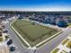 An aerial view of the community dog park with separated small and large dog areas at 7223 Sw 61St Pl, Ocala, FL 34474