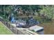 Relaxing waterfront dock with lounge chairs and serene water views for relaxing at 798 Fairway Dr, New Smyrna Beach, FL 32168