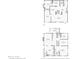 Detailed floor plan showcasing the layout of both floors of the residence at 934 N Halifax Ave, Daytona Beach, FL 32118