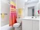 Well-lit bathroom showcasing a shower/tub combination and classic fixtures at 1809 Forough Cir, Port Orange, FL 32128