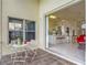Covered patio offering beautiful views of the open concept interior at 1809 Forough Cir, Port Orange, FL 32128