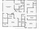 Second floor floor plan showing the layout of the primary suite and other bedrooms and bathrooms at 19 Abacus Ave, Ormond Beach, FL 32174