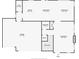 First floor floor plan showing the garage, kitchen, Gathering room, dining room, and living room at 19 Abacus Ave, Ormond Beach, FL 32174