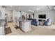 Kitchen with stainless steel appliances and an open floor plan at 1929 Pioneer Trl, New Smyrna Beach, FL 32168