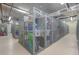 Secure resident storage area with metal cage lockers for personal belongings at 2 Oceans West Blvd # 608, Daytona Beach Shores, FL 32118