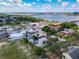 Aerial view of the property with river views and the city skyline at 20 N Halifax Ave, Daytona Beach, FL 32118