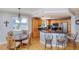 Eat-in kitchen features granite countertops and stainless steel appliances at 2300 N Atlantic Ave # 203, Daytona Beach, FL 32118