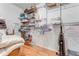 Walk-in closet with ample storage including shelves and hanging rods at 235 Randle Ave, Oak Hill, FL 32759