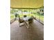 Enclosed and tiled patio overlooking fenced in backyard at 2918 Mango Tree Dr, Edgewater, FL 32141