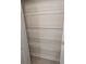 Pantry with multiple wire shelves for optimal storage and organization of household goods at 3103 Nova Scotia Way, New Smyrna Beach, FL 32168