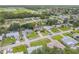 Aerial view of a suburban neighborhood with neatly landscaped yards at 357 Hearthstone Ter, Port Orange, FL 32127