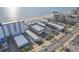 Aerial view of the condo community, close to the beach and near restaurants and shops at 3615 S Atlantic Ave # 211, Daytona Beach, FL 32118