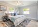 Comfortable bedroom with modern decor and light hardwood floors at 3626 Donna St, Port Orange, FL 32129