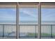 A beautiful ocean view is seen from the condo balcony on a bright, sunny day at 4555 S Atlantic Ave # 4405, Ponce Inlet, FL 32127