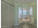 A breakfast nook with large shuttered windows allows natural light to fill the area at 4555 S Atlantic Ave # 4405, Ponce Inlet, FL 32127