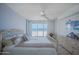 Relaxing main bedroom with ocean view and comfy bed at 4555 S Atlantic Ave # 4405, Ponce Inlet, FL 32127