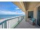 Relax on this expansive balcony with ocean views and comfortable seating at 4575 S Atlantic Ave # 6607, Ponce Inlet, FL 32127