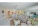 Open-concept living room showing the bright, spacious layout at 4575 S Atlantic Ave # 6607, Ponce Inlet, FL 32127