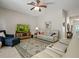Inviting living room with comfortable seating, a TV, and an open layout at 461 Luna Bella Ln, New Smyrna Beach, FL 32168