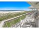 Balcony seating with a scenic ocean view at 4777 S Atlantic Ave # B2, Port Orange, FL 32127