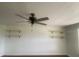 Bedroom featuring a ceiling fan and shelves at 5832 Michelle Ln, Sanford, FL 32771