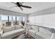 Comfortable living room with ocean views and stylish decor, perfect for relaxation at 6883 S Atlantic Ave, New Smyrna Beach, FL 32169