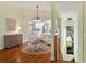 Bright kitchen features a casual dining area with stainless steel appliances at 6956 Turtlemound Rd, New Smyrna Beach, FL 32169