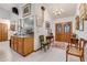 Elegant foyer with tile flooring, wet bar, and stylish accents, creating a welcoming entrance at 757 Hunt Club Trl, Port Orange, FL 32127