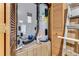 Mechanical closet housing HVAC equipment and hot water heater at 757 Hunt Club Trl, Port Orange, FL 32127