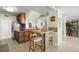 Modern kitchen nook with granite countertops and stylish seating at 901 S Atlantic Ave # 202, Ormond Beach, FL 32176
