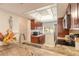Modern kitchen featuring stainless steel appliances and granite countertops at 1237 Charter Oaks Cir, Daytona Beach, FL 32117