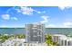 Spectacular aerial view of a coastal condo with ocean and bay views at 2 Oceans West Blvd # 206, Daytona Beach Shores, FL 32118