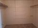 Empty closet with shelving and hardware for hanging storage at 2029 Willow Oak Dr, Edgewater, FL 32141
