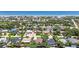 Aerial view of a beautiful community near the ocean highlighting lush landscaping at 22 Sand Dune Dr, New Smyrna Beach, FL 32169