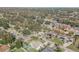 Expansive aerial view of a charming neighborhood with lush landscaping and diverse home styles at 2715 Pine Tree Dr, Edgewater, FL 32141