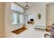 Inviting foyer with a double door entry, neutral walls, and tile flooring at 3288 Spruce Creek Gln, Port Orange, FL 32128