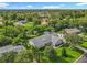 Expansive aerial view of a home showcasing its lush surroundings and backyard at 343 Sweet Bay Ave, New Smyrna Beach, FL 32168