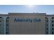 A view of the Admiralty Club building with the name on the front of the building at 3606 S Peninsula Dr # 406, Port Orange, FL 32127