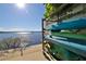 Kayaks on racks with lovely waterfront views, ideal for community recreation at 3606 S Peninsula Dr # 406, Port Orange, FL 32127